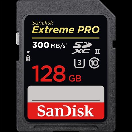 Sandisk 128GB Extreme Pro SDHC Card