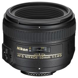 Nikon AF-S NIKKOR 50mm f/1.4G DSLR Camera Lens thumbnail