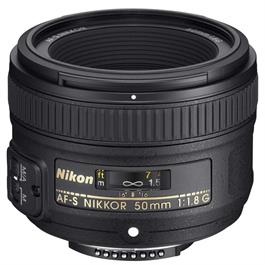 Nikon AF-S NIKKOR 50mm f/1.8G DSLR Camera Lens thumbnail