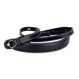 Leica Neck strap with protection flap, leather black thumbnail