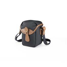 Billingham 72 Shoulder Bag - Black Canvas/Tan thumbnail