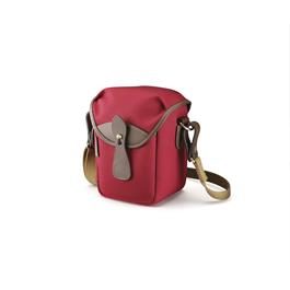 Billingham 72 Shoulder Bag - Burgundy Canvas/Chocolate thumbnail