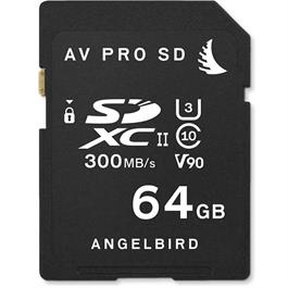Angelbird 64GB AV Pro UHS-II V90 SDXC Memory Card thumbnail
