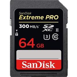 Sandisk 64GB Extreme Pro SDHC 300MB/s UHS-II thumbnail