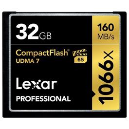 Lexar 32GB CF 1066x Pro 160MB/s UDMA-7 thumbnail