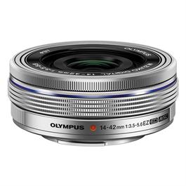 Olympus M.Zuiko Digital ED 14-42mm f/3.5-5.6 EZ Zoom Lens - Silver thumbnail