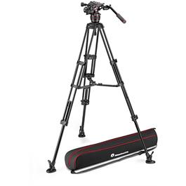 Manfrotto Nitrotech 608 Head and Aluminium Twin Leg Middle Spreader thumbnail