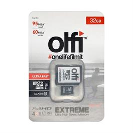 Olfi 32GB MicroSD Ultra Fast U3 95MB/s read, 90MB/s write thumbnail
