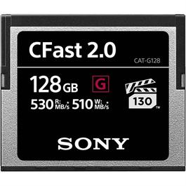 Sony CFast 2.0 128GB Read speed 530MB/s Write speed 510MB/s Open Box thumbnail