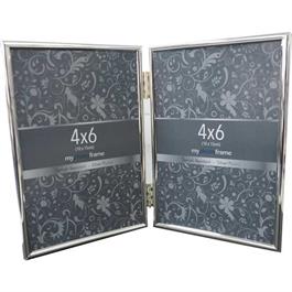 Swains Kensington Silver Range Twin 4x6 Frame thumbnail