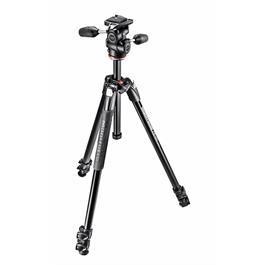 Manfrotto 290 Dual Aluminium Tripod and 3-Way Head Kit thumbnail