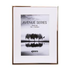 Kenro Avenue Frame 9x7" Mat 7x5" Rose Gold thumbnail