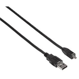 Hama USB 2.0 Cable A>mini B (B8 pin) 1.8m Blk thumbnail
