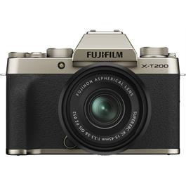 Fujifilm X-T200 Mirrorless Camera With 15-45mm XC Lens Kit Champagne thumbnail