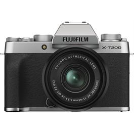 Fujifilm X-T200 Mirrorless Camera With 15-45mm XC Lens Kit Silver thumbnail