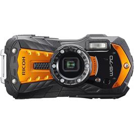 Ricoh WG-70 Waterproof Rugged Camera Orange thumbnail