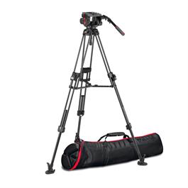 Manfrotto 509 Video Head with 645 Fast Twin Carbon Tripod thumbnail