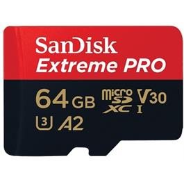 Sandisk 64GB Extreme Pro Micro SD 170MB thumbnail