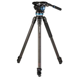 Benro C373F Carbon Fibre Video Kit S8PRO Head with 75mm Half Ball thumbnail
