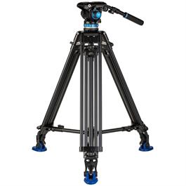 Benro A573T Dual-Tube Aluminium Video Tripod & S6PRO Head 75mm Ball thumbnail