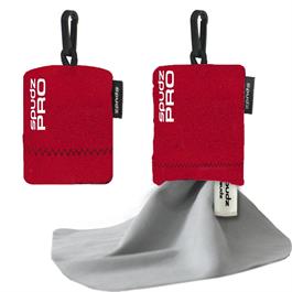 Spudz 10 x 10 Ultra Lens Cloth In Pouch w/SUDZ (Vivid Red) thumbnail