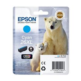 Epson Polar Bear T2632 XL Cyan Ink Cartridge thumbnail
