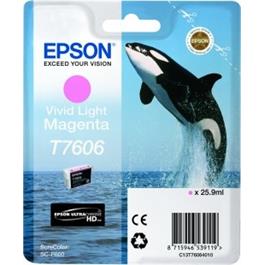 Epson Whale T7606 Vivid Light Magenta thumbnail