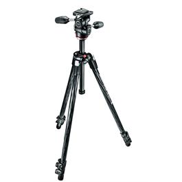 Manfrotto 290 Xtra Carbon Fibre Tripod and 3-Way Head Kit thumbnail
