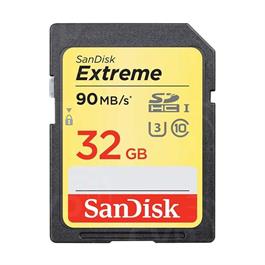 SanDisk 32GB Twin Extreme Plus SDHC Card 90MB/s Twin Pack thumbnail