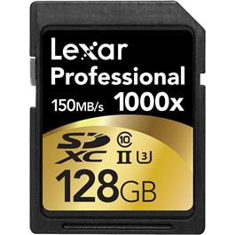Lexar 128GB Professional 1000x UHS-II SDXC thumbnail