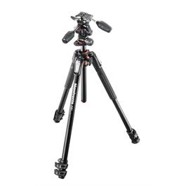 Manfrotto 190 XPRO 3 Section Aluminium Tripod with XPRO 3-Way Head thumbnail