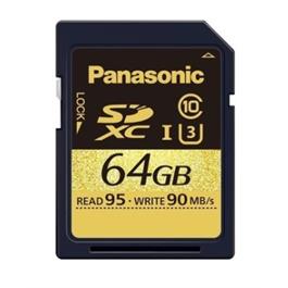 Panasonic 64GB 90MB/s SD UHS-I U3 Class thumbnail