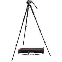 Manfrotto 502 Fluid Head with 535 Aluminium Tripod Kit thumbnail