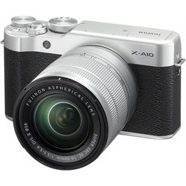 Fujifilm X-A10 Mirrorless Camera With 16-50mm XC II Lens - Black/Silver thumbnail