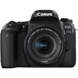 Canon EOS 77D Digital SLR Camera With 18-55mm IS STM Lens thumbnail