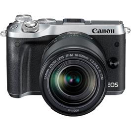 Canon EOS M6 Mirrorless Body With EF-M 18-150mm IS STM Lens - Silver thumbnail
