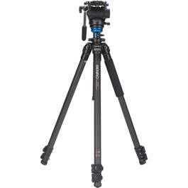 Benro Series 2 3-Section Carbon Fibre Single Leg Video Tripod Kit (S4 Head) thumbnail