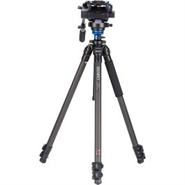 Benro Series 2 3-Section Carbon Fibre Single Leg Video Tripod Kit (S6 Head) thumbnail