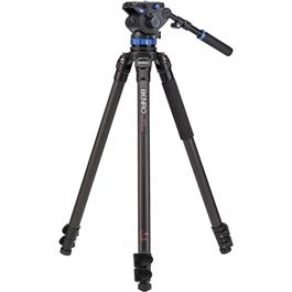 Benro Series 3 3-Section Carbon Fibre Single Leg Video Tripod Kit (S7 Head) thumbnail