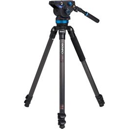 Benro Series 3 3-Section Carbon Fibre Single Leg Video Tripod Kit (S8 Head) thumbnail