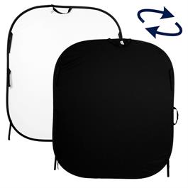 Lastolite Plain Collapsible Reversible Background 1.5 x 1.8m Black/White LL LC5621 thumbnail
