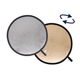 Lastolite Collapsible Reflector 30cm Sunfire/Silver LL LR1236 thumbnail