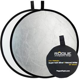 Rogue Flash 32" 2-in-1 Super Soft Silver & Natural White Collapsible Reflector thumbnail