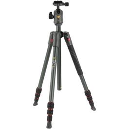 Vanguard VEO 2 204AB Travel Tripod Kit with Ball Head Red thumbnail