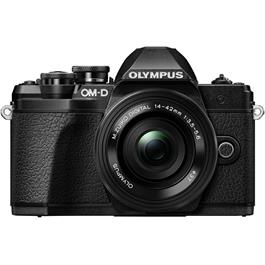 Olympus OM-D E-M10 Mark III Camera With 14-42mm EZ Lens Kit - Black thumbnail