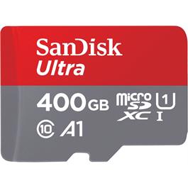 SanDisk 400GB Ultra Micro SD (SDXC) 100MBs + Adapter thumbnail