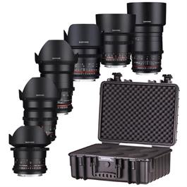 Samyang VDSLR 6 Lens Kit 14/24/35/50/85/135mm for Sony FE thumbnail