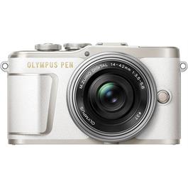Olympus PEN E-PL9 With 14-42mm EZ Pancake Lens Kit - White thumbnail