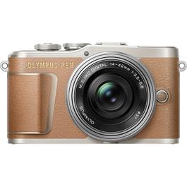 Olympus PEN E-PL9 With 14-42mm EZ Pancake Lens Kit - Brown thumbnail