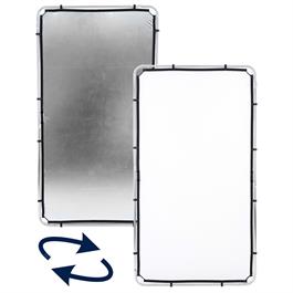 Lastolite Skylite Rapid Facric Medium 1.1 x 2m Silver/White - LL LR81231R thumbnail